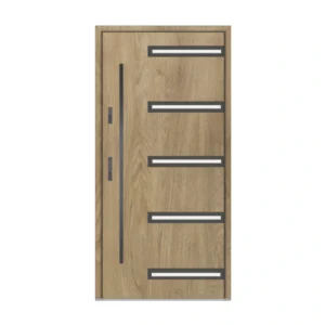PED 39B -Custom exterior stainless steel door