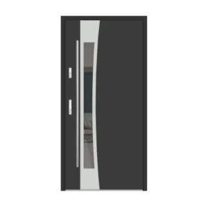 PED 37A -Contemporary front entry door