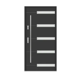 PED 39 -Modern stainless steel door