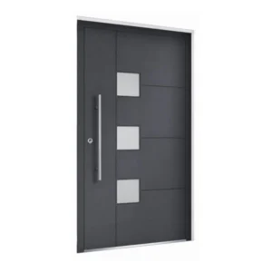 ALU 2901 -Premium aluminum hinged front door with glass