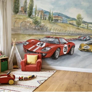 WA-049  LE MANS – Custom-made wallpaper